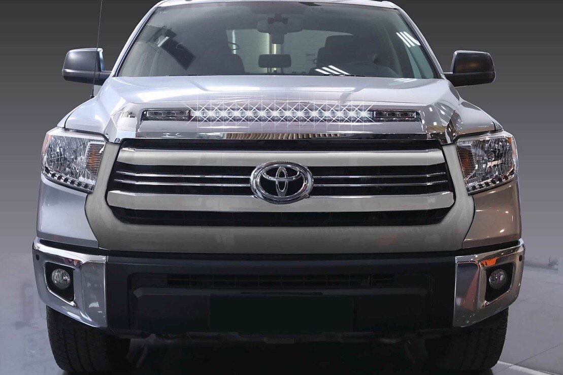 NSV Hood-Mount LED Lightbar Kit For Toyota Tundra 14-19 I HR